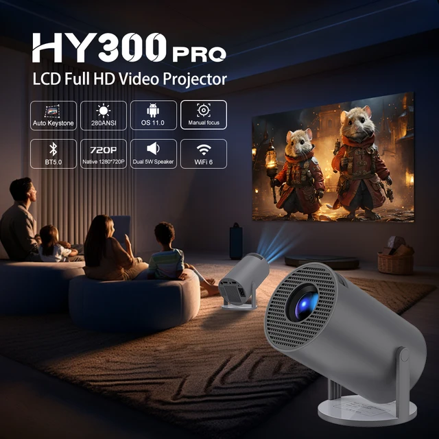 Home Projecteur smart Android 11 H300,