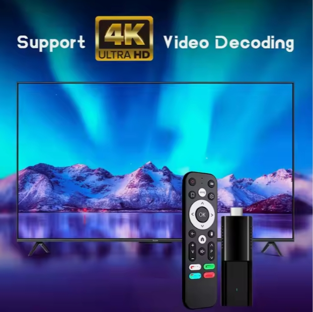 FIRE STICK TV Android Smart TV Box 1080p Résolution  Fire 4K Set Top Box Clé TV Android